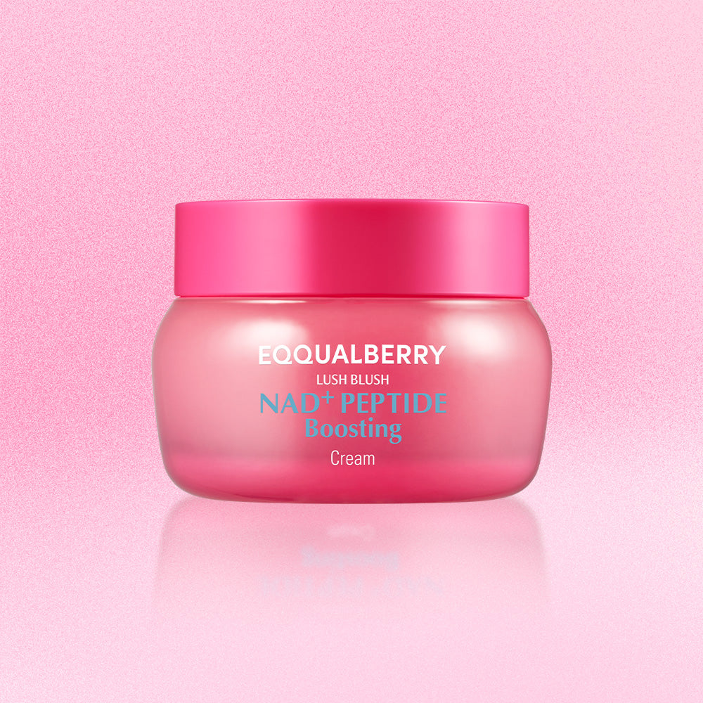 EQQUALBERRY Lush Blush NAD+ Peptide Boosting Cream