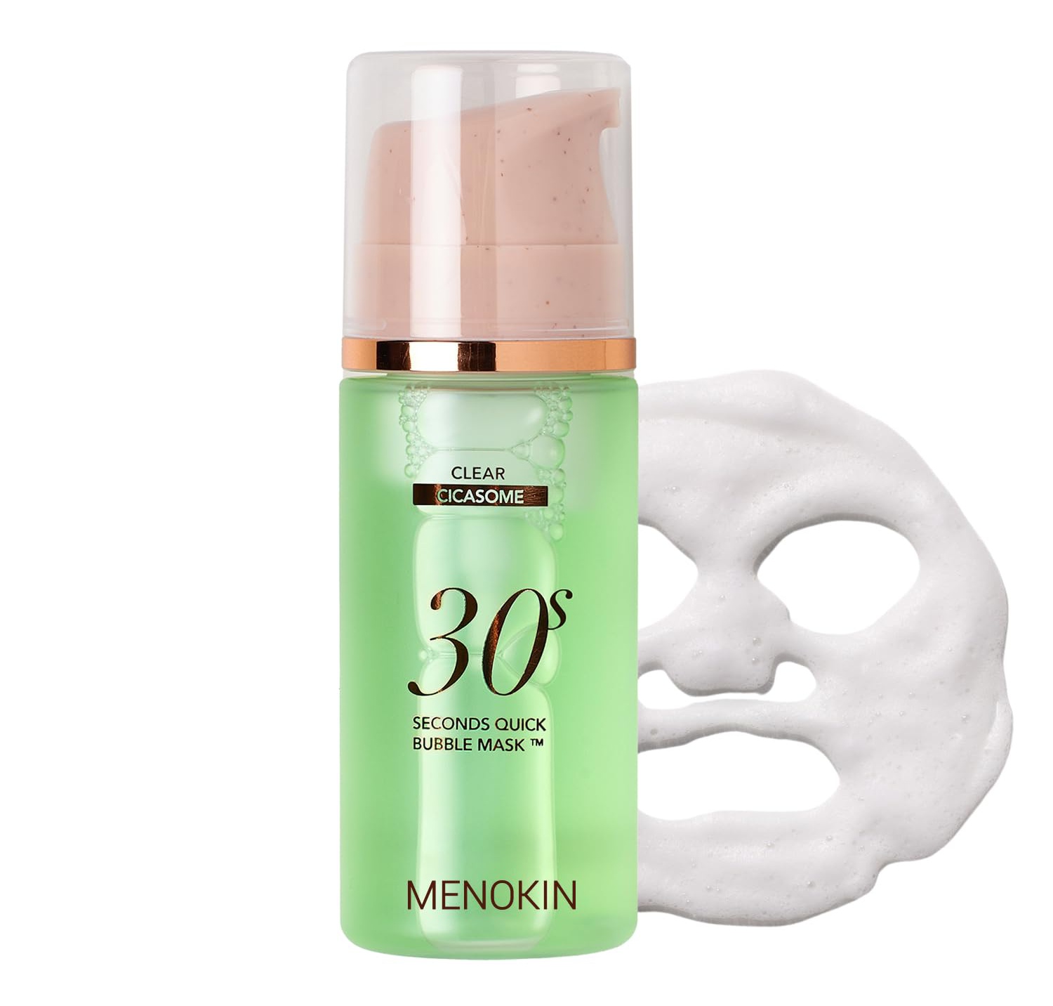 Menokin 30 Seconds Quick Bubble Mask (Clear Cicasome)