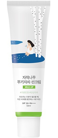 Round Lab Birch Juice Moisturizing Mild-Up Sun Cream SPF50+ PA++++