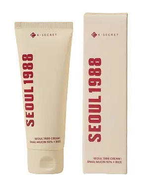 K-Secret Seoul 1988 Cream: Snail Mucin 93% + Rice
